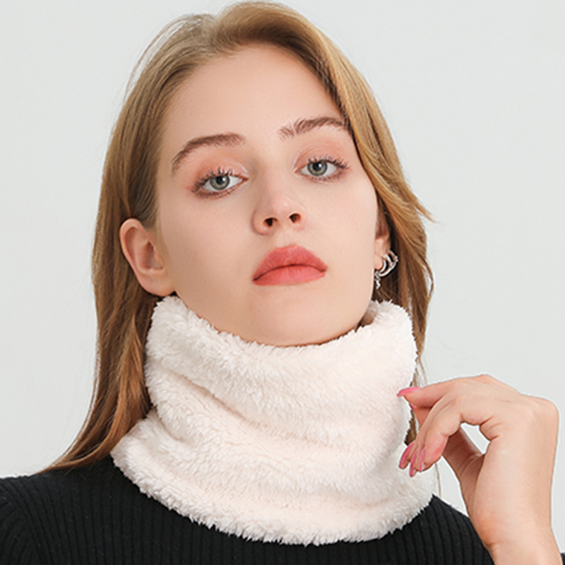 Wool Scarf Men - Kaszmirowy ciepły kołnierzyk zimowy szalik solidny