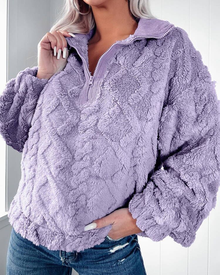Damska bluza z polaru Sherpa,  – Sherpa Hoodie Fleece recenzja i cena