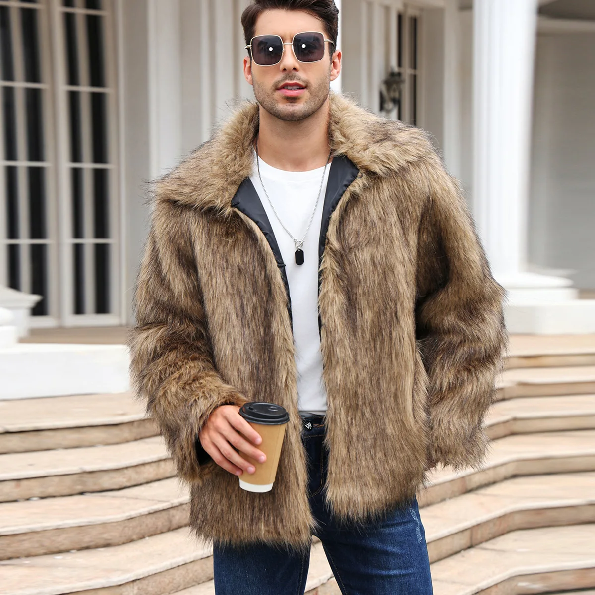 Mężczyźni Kurtka ze sztucznego – Down Jacket Packable recenzja i cena