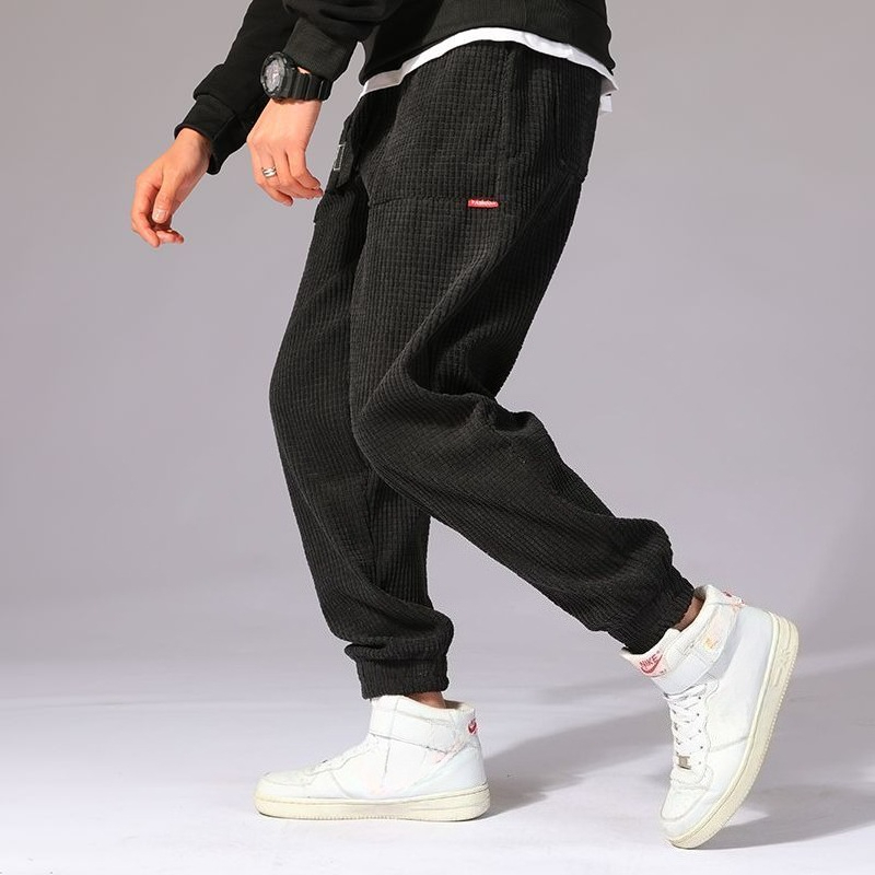 Męskie spodnie dresowe z sztru – Corduroy Pant Warm recenzja i cena