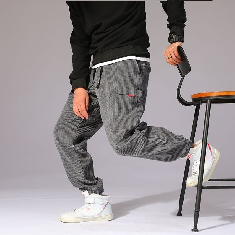 Męskie spodnie dresowe z sztru – Corduroy Pant Warm recenzja i cena